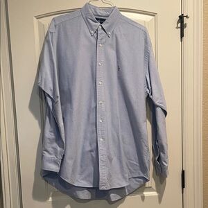 Polo by Ralph Lauren Men's Light Blue Casual Shirt
